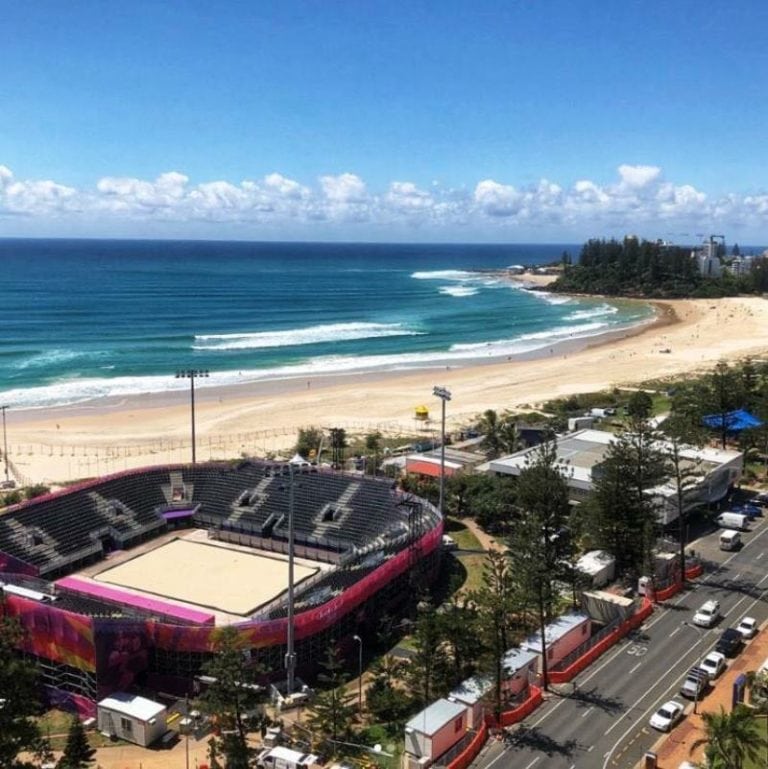 Εντυπωσιακό το γήπεδο του BeachVolley στο Γκόλντεν Κόουστ