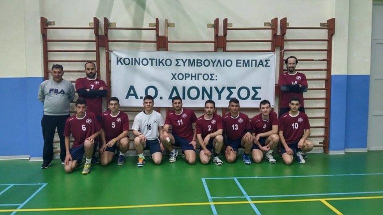 Αναβολή στην έναρξη πρωταθλήματος Ανδρών U18 – Αποχώρησε ο Α.Ο. Διόνυσος