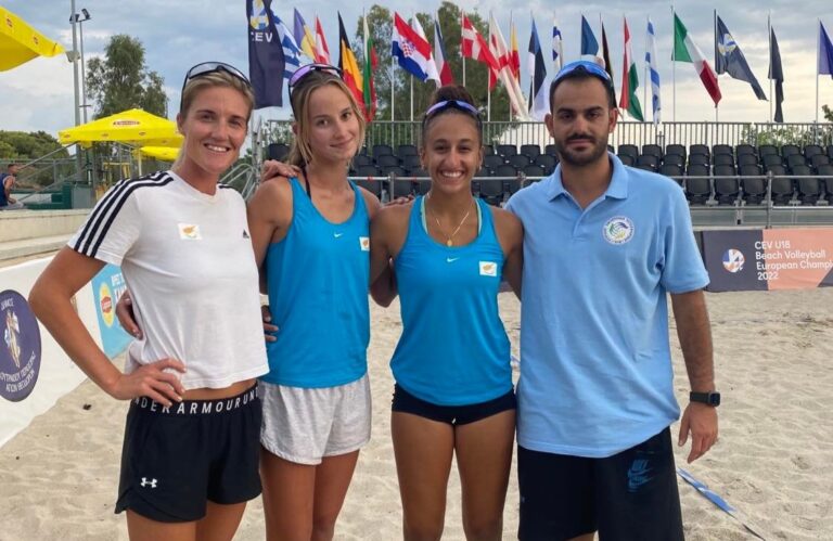 Ευρωπαϊκό Πρωτάθλημα Beach Volley Κ18: Οι Κληρώσεις και το Πρόγραμμα των Ομάδων μας