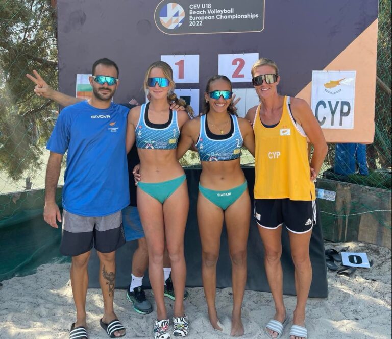 Ευρωπαϊκό Πρωτάθλημα Beach Volley Κ18: Και οι Δύο μας ομάδες στο Επόμενο γύρο