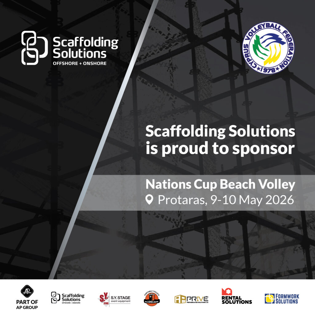 Η Scaffolding Solutions στηρίζει το Nations Cup Beach Volley!