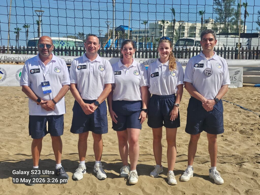 Πέντε διαιτητές στο CEV Beach Volley Nations Cup στον Πρωταρά